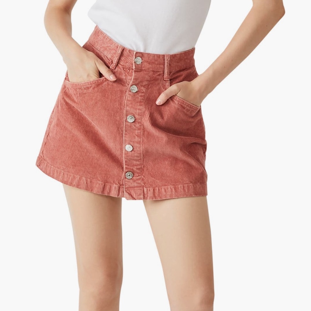 Free People Ray Corduroy Mini Skirt - Picture 4 of 11